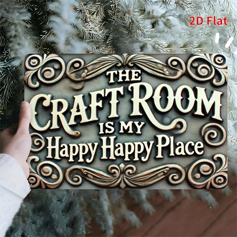 Art Craft Logo Design - Logotipo vintage da sala de artesanato