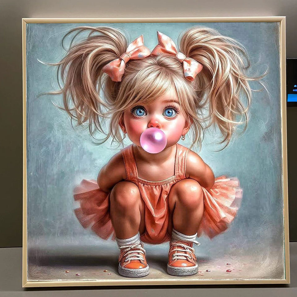 Kit de Pintura em Diamante DIY - Art Craft Girl avaliação e preço
