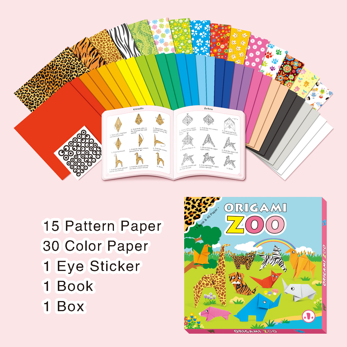 Kit de Artesanato DIY de Origa - Art Craft Zoo avaliação e preço