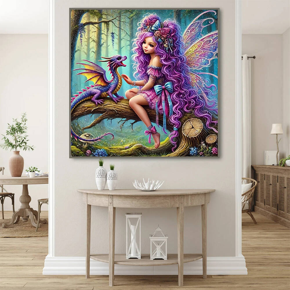 Pintura de Retrato de Menina e - Art Craft Girl avaliação e preço