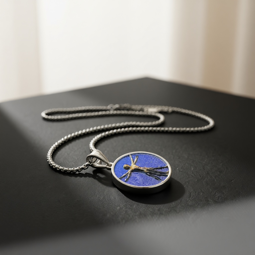 Colar com Medalhão do Homem Vi - Art Craft Meaning avaliação e preço