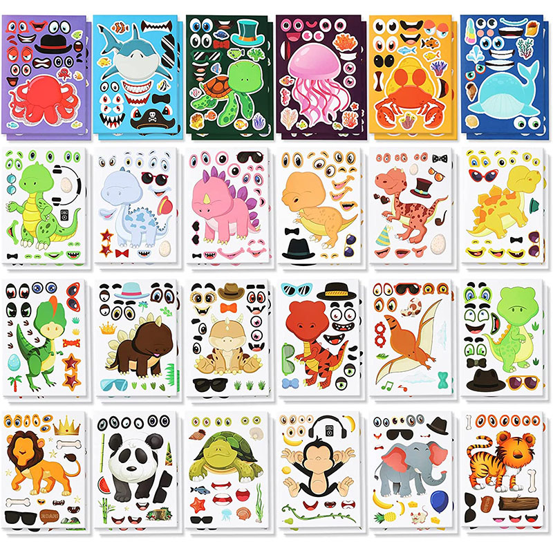 12/24 folhas fazer um rosto ad - Art Craft Zoo avaliação e preço