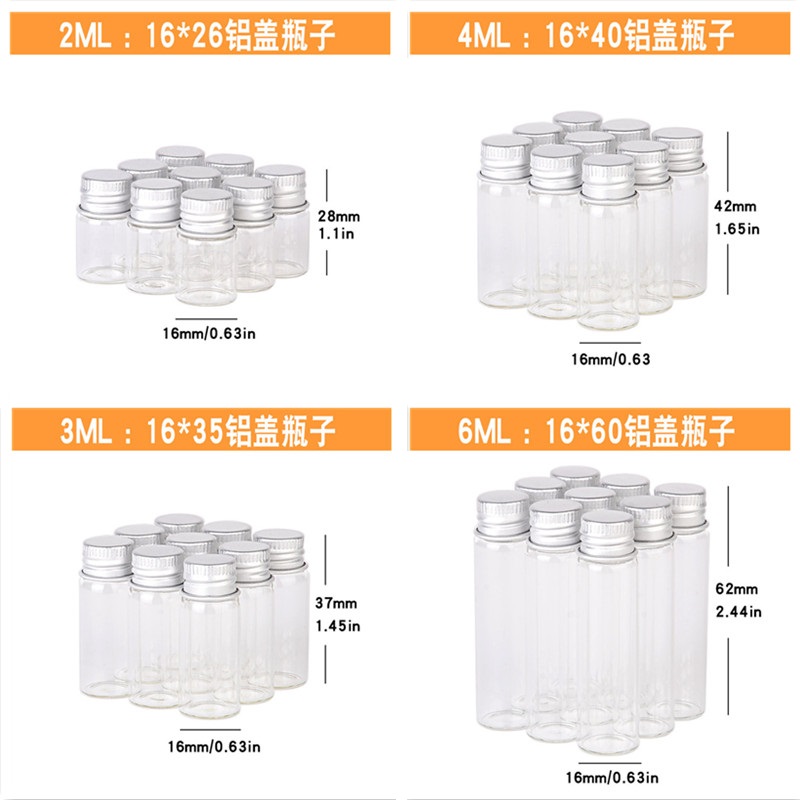 400 garrafas de vidro 2ml 4ml  - Art Craft Zoo avaliação e preço