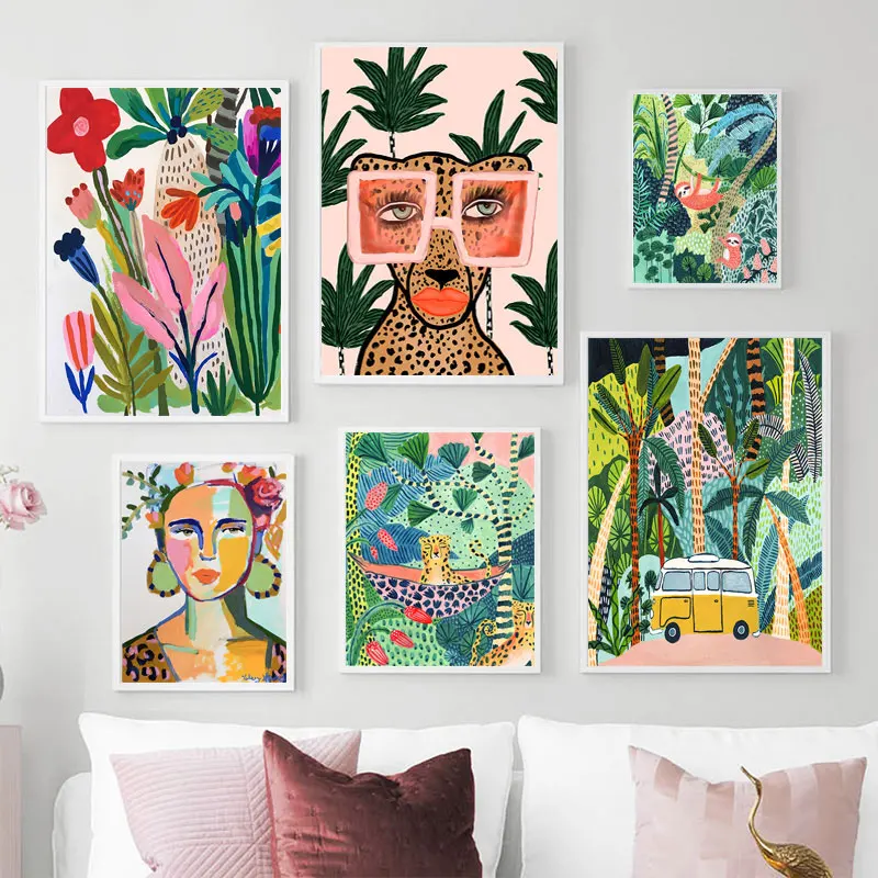 Tropical colorido menina carro - Art Craft Girl avaliação e preço