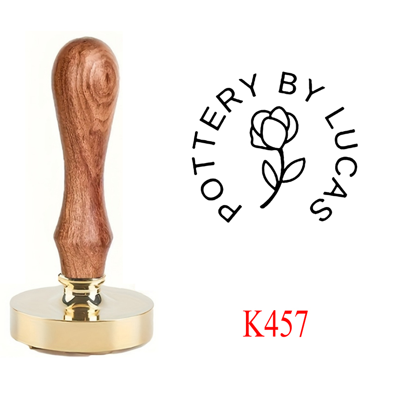 Carimbo de Cerâmica Personaliz - Art Craft Logo Design avaliação e preço